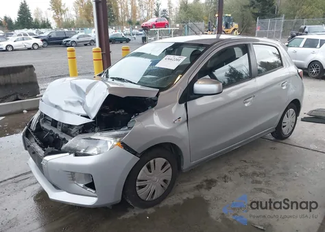 2021 Mitsubishi Mirage Carbonite Edition/Es/Le z USA, uszkodzony, nr VIN ML32AUHJ1MH003428